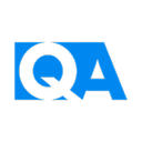 Logotipo do Qualist com as letras 'Q' e 'A' em azul.